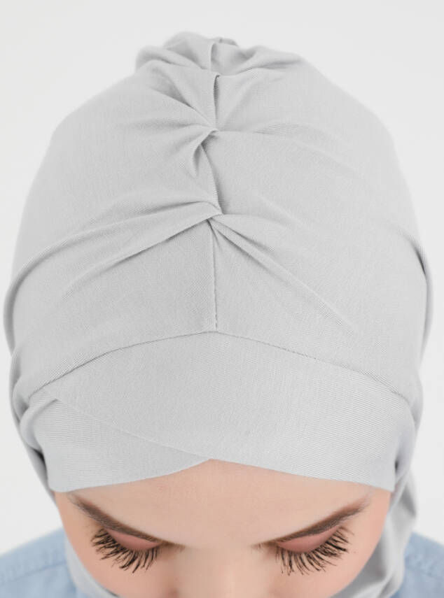 Pileli Isra Serisi Rahat Çapraz Türban - 48