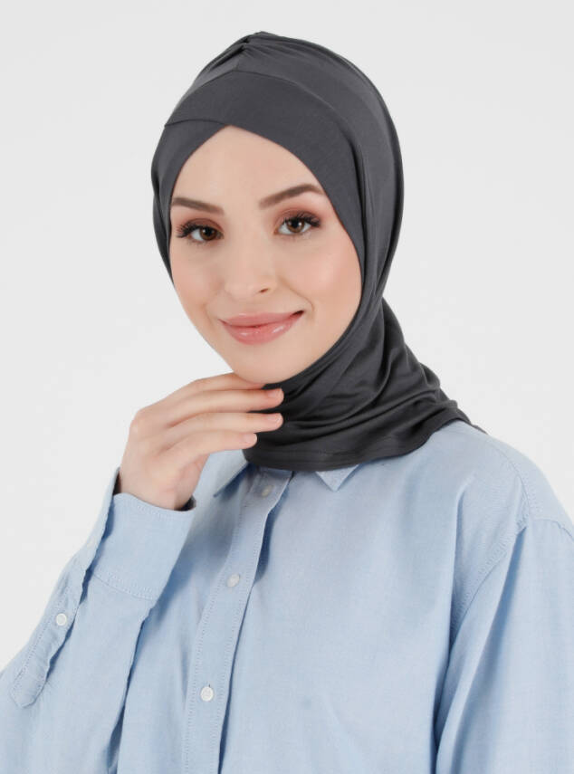 Pileli Isra Serisi Rahat Çapraz Türban - 49