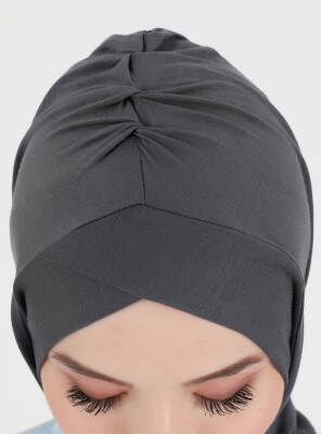 Pileli Isra Serisi Rahat Çapraz Türban - 52