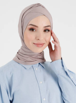 Pileli Isra Serisi Rahat Çapraz Türban - 53