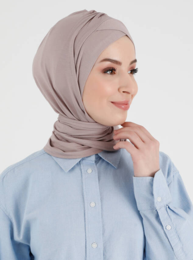 Pileli Isra Serisi Rahat Çapraz Türban - 54