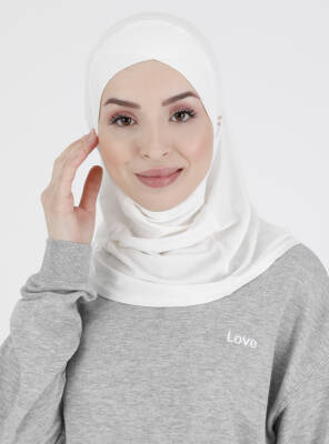 Premium Hanfendy Cross Sport Hijab - 14