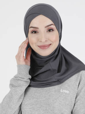 Premium Hanfendy Cross Sport Hijab - 65