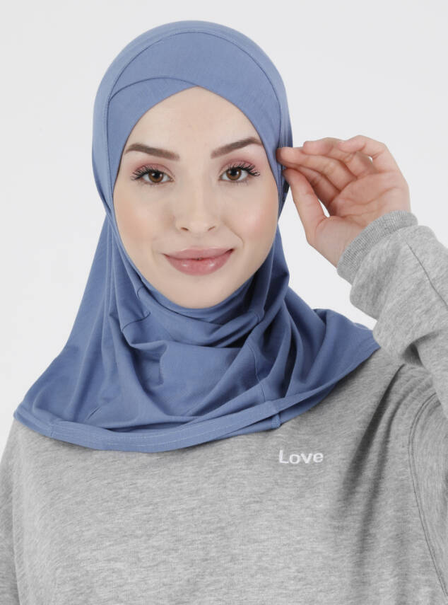 Premium Hanfendy Cross Sport Hijab - 81