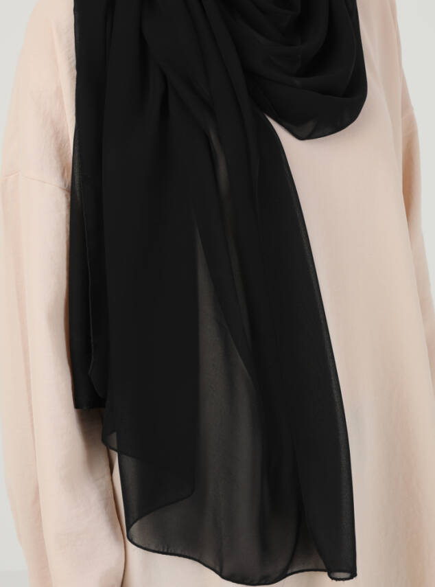 Premium Hijablı Şifon Kumaş Şal - 6