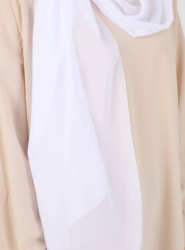 Premium Hijablı Şifon Kumaş Şal - 11