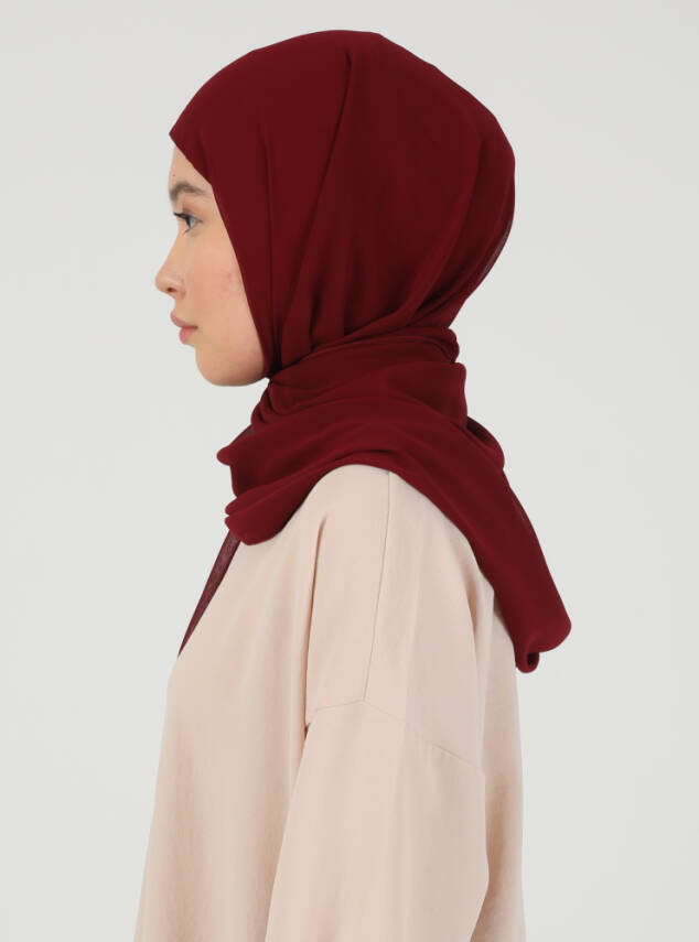 Premium Hijablı Şifon Kumaş Şal - 25