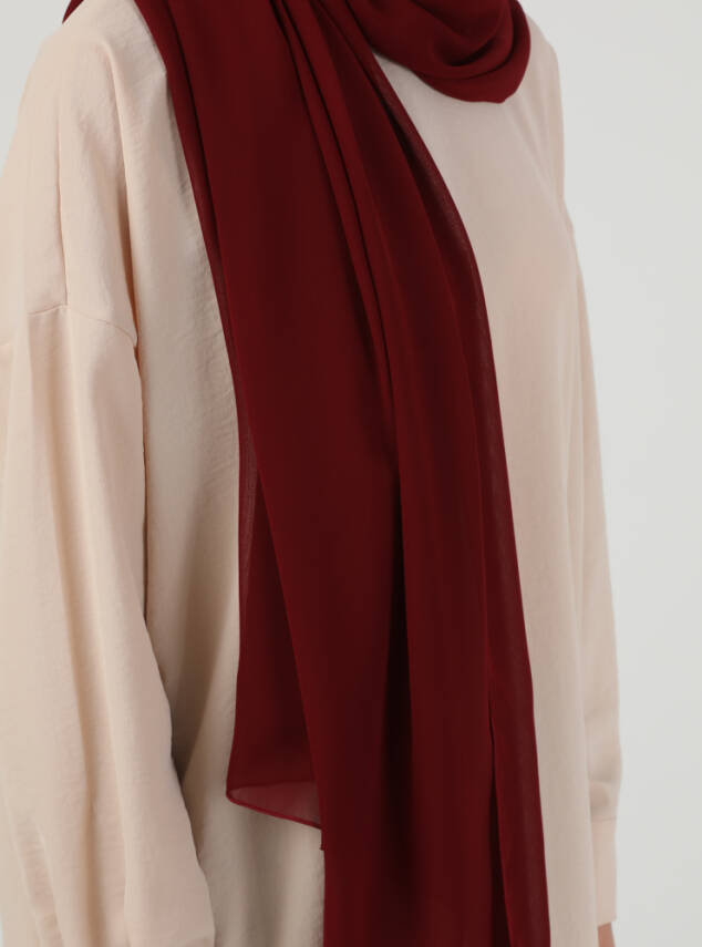 Premium Hijablı Şifon Kumaş Şal - 26