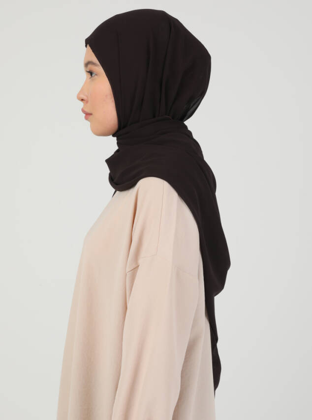 Premium Hijablı Şifon Kumaş Şal - 30