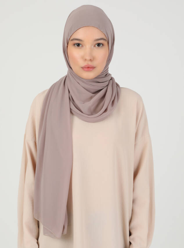Premium Hijablı Şifon Kumaş Şal - 33