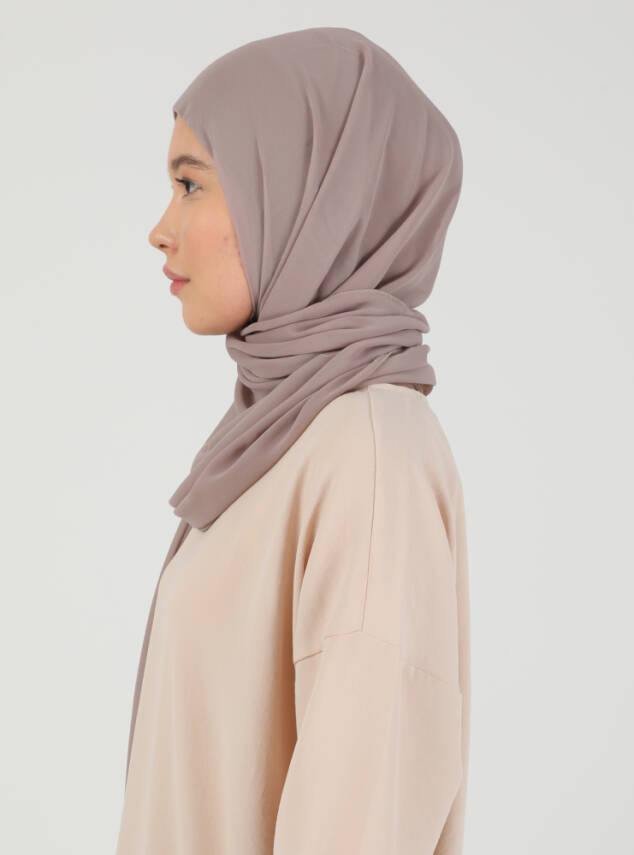 Premium Hijablı Şifon Kumaş Şal - 35