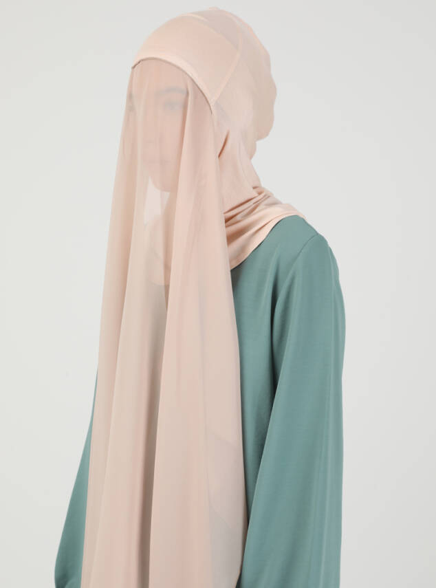 Premium Hijablı Şifon Kumaş Şal - 37