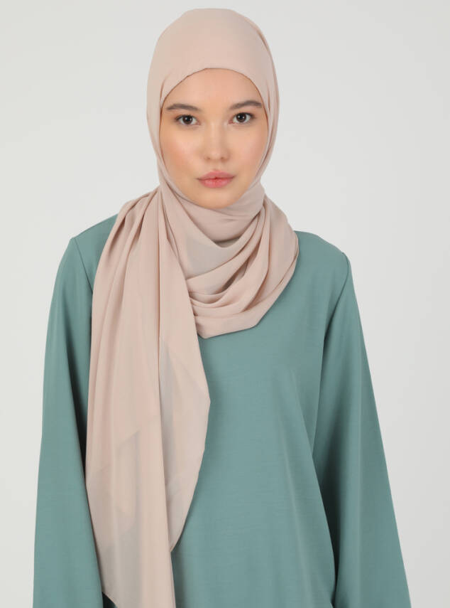 Premium Hijablı Şifon Kumaş Şal - 38