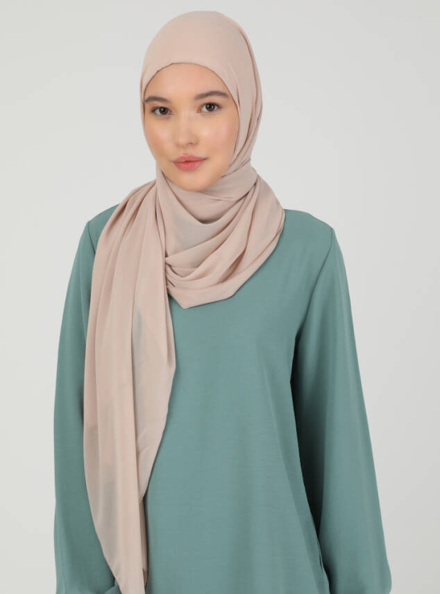 Premium Hijablı Şifon Kumaş Şal - 39