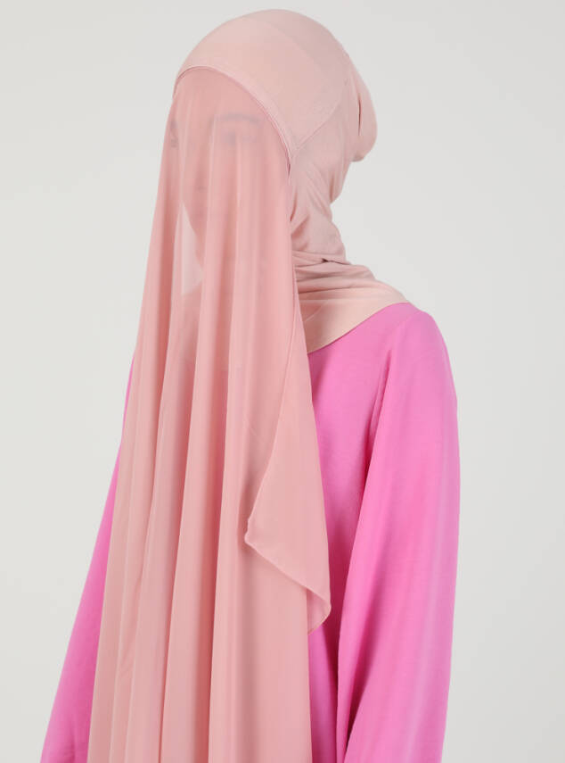 Premium Hijablı Şifon Kumaş Şal - 42
