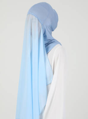 Premium Hijablı Şifon Kumaş Şal - 57