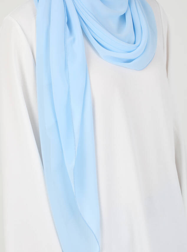 Premium Hijablı Şifon Kumaş Şal - 61