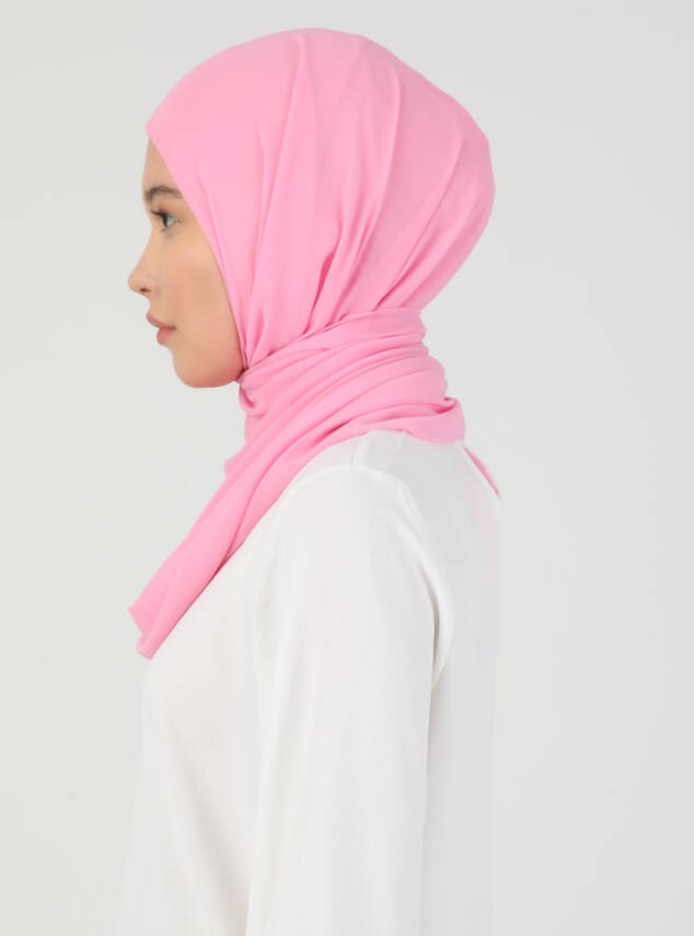 Premium Hijablı Şifon Kumaş Şal - 65