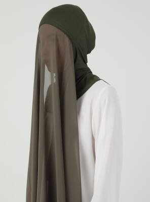 Premium Hijablı Şifon Kumaş Şal - 67