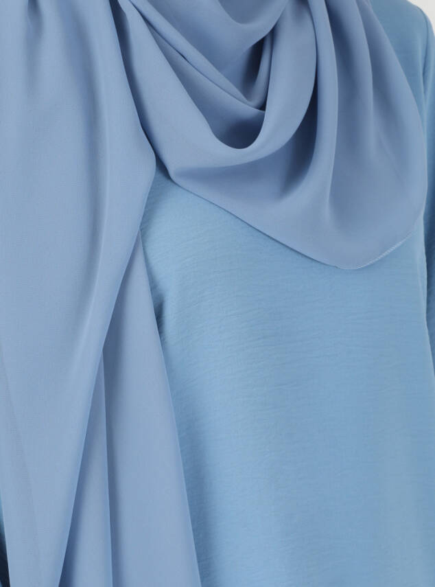 Premium Hijablı Şifon Kumaş Şal - 76