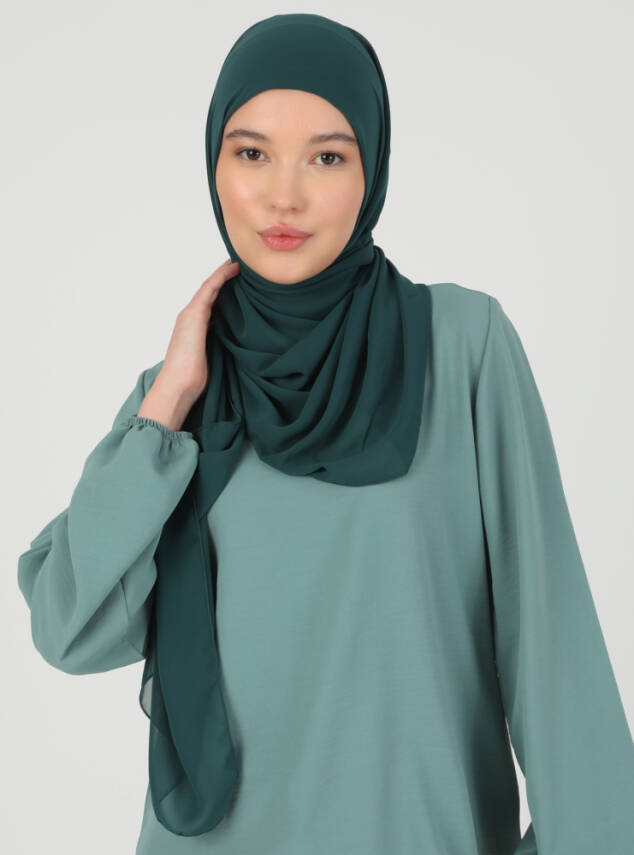 Premium Hijablı Şifon Kumaş Şal - 83