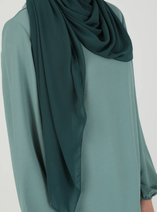 Premium Hijablı Şifon Kumaş Şal - 86