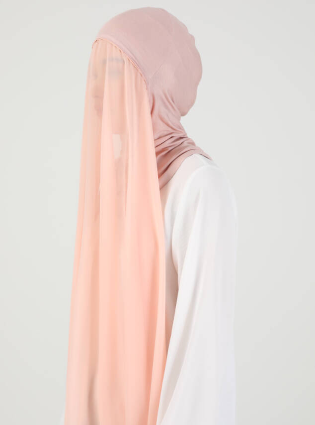 Premium Hijablı Şifon Kumaş Şal - 87