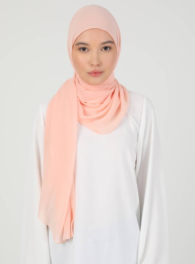 Premium Hijablı Şifon Kumaş Şal - 88
