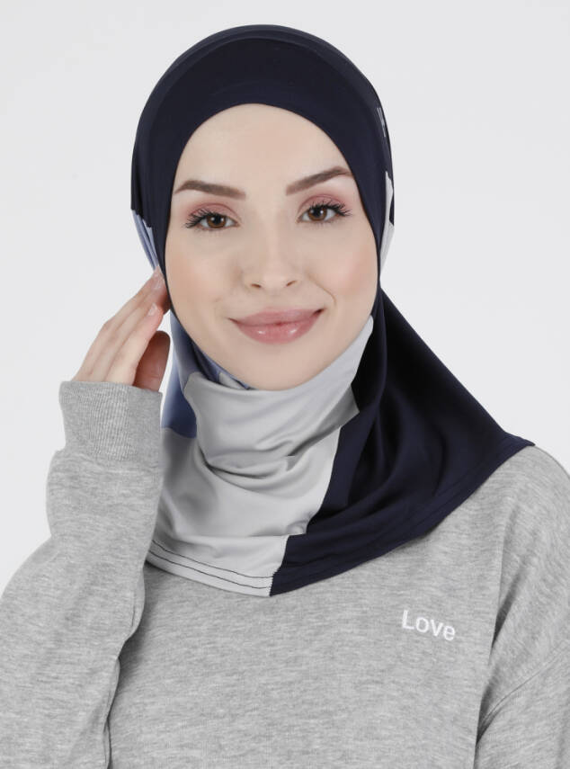 Renkli Sport Hijab - 14