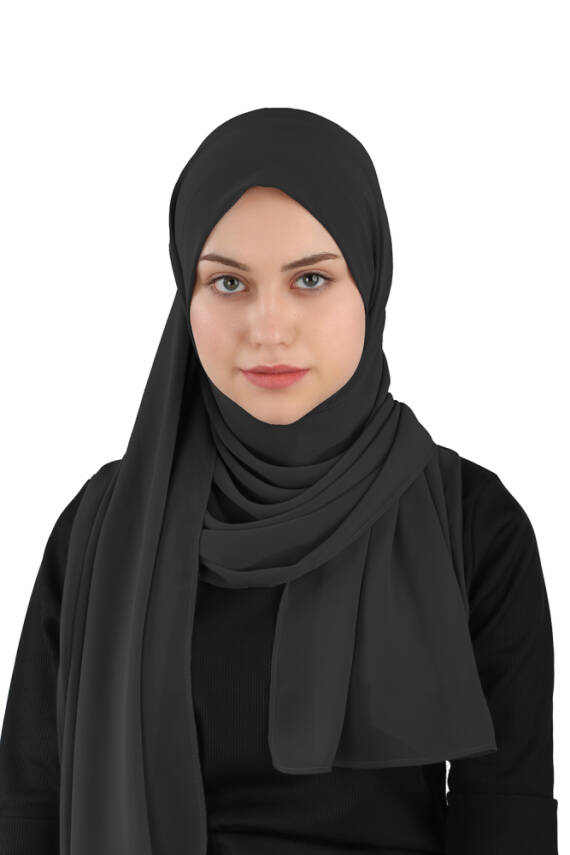 Sandy Pratik Hazır Şifon Şal - 4