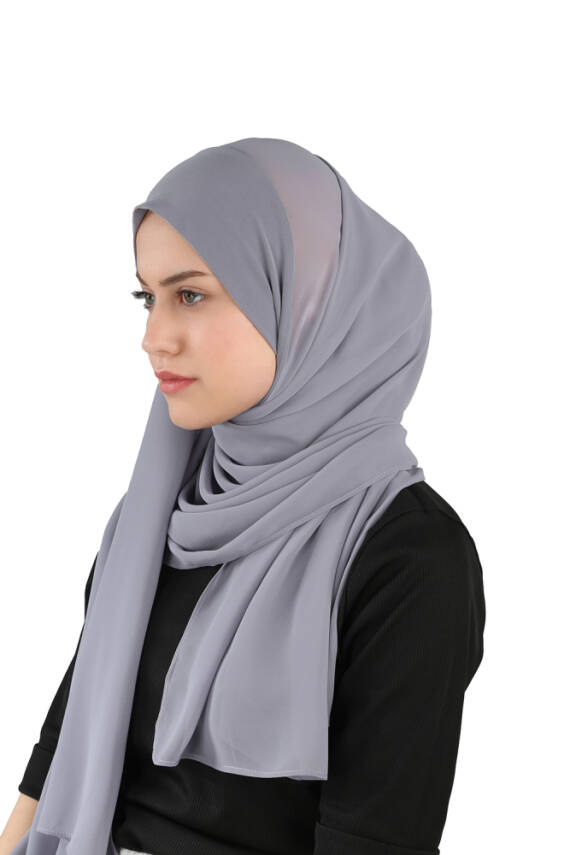 Sandy Pratik Hazır Şifon Şal - 2