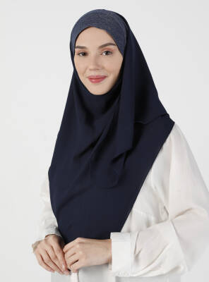 Simli Kumaş Krep Rahat Türban - 7