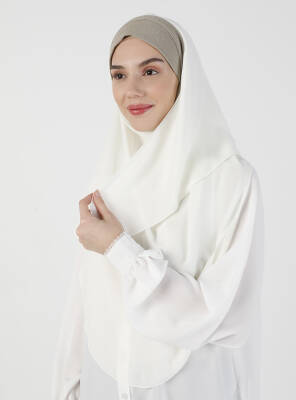 Simli Kumaş Krep Rahat Türban - 11