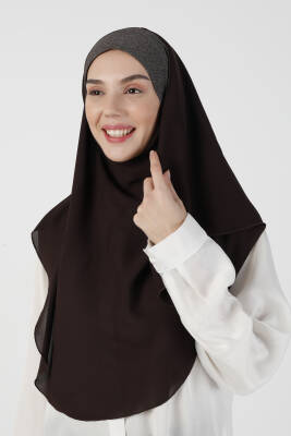 Simli Kumaş Krep Rahat Türban - 18