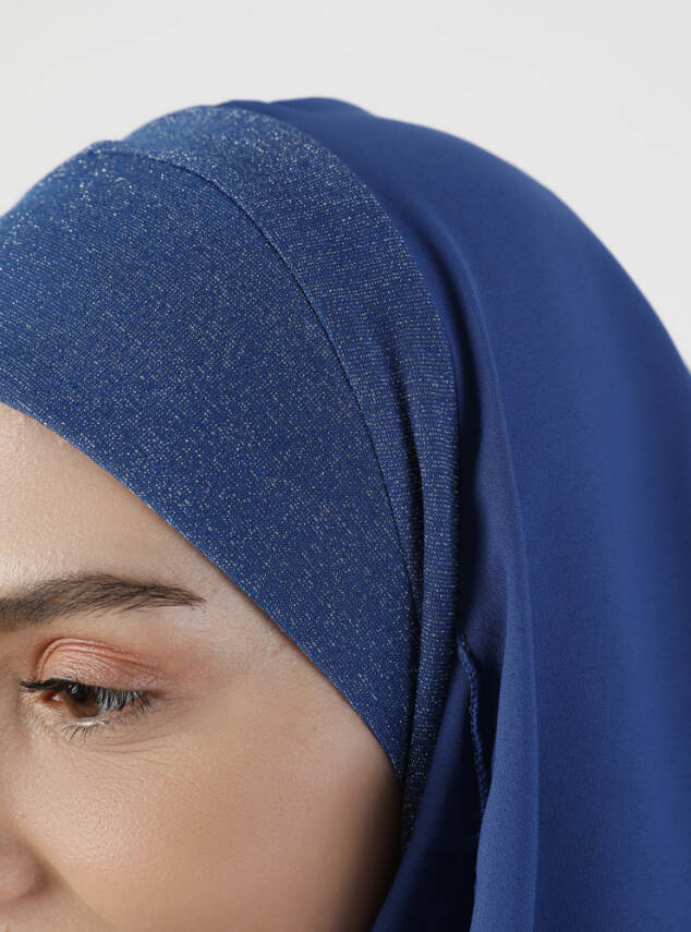 Simli Kumaş Krep Rahat Türban - 28