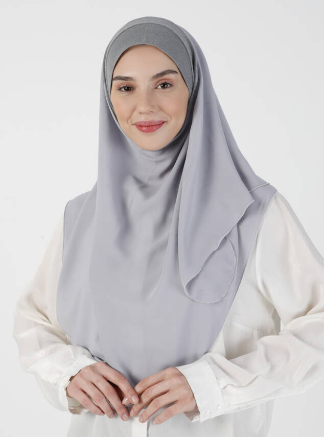 Simli Kumaş Krep Rahat Türban - 30