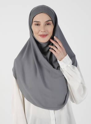 Simli Kumaş Krep Rahat Türban - 34