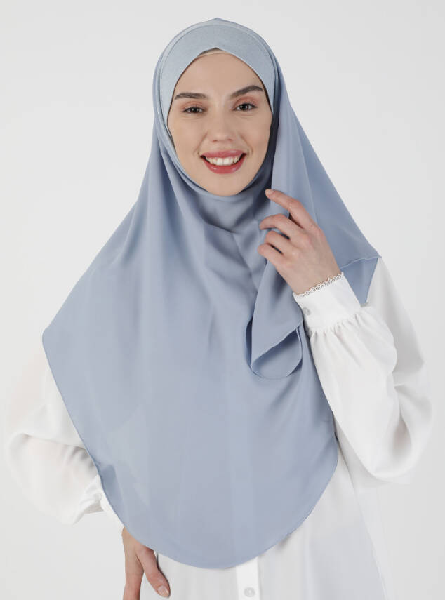 Simli Kumaş Krep Rahat Türban - 37