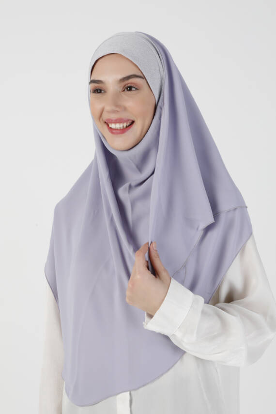 Simli Kumaş Krep Rahat Türban - 49