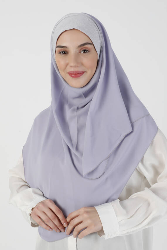 Simli Kumaş Krep Rahat Türban - 50