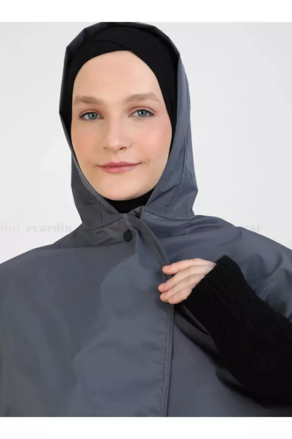 Tesettür Yağmurluk - 15