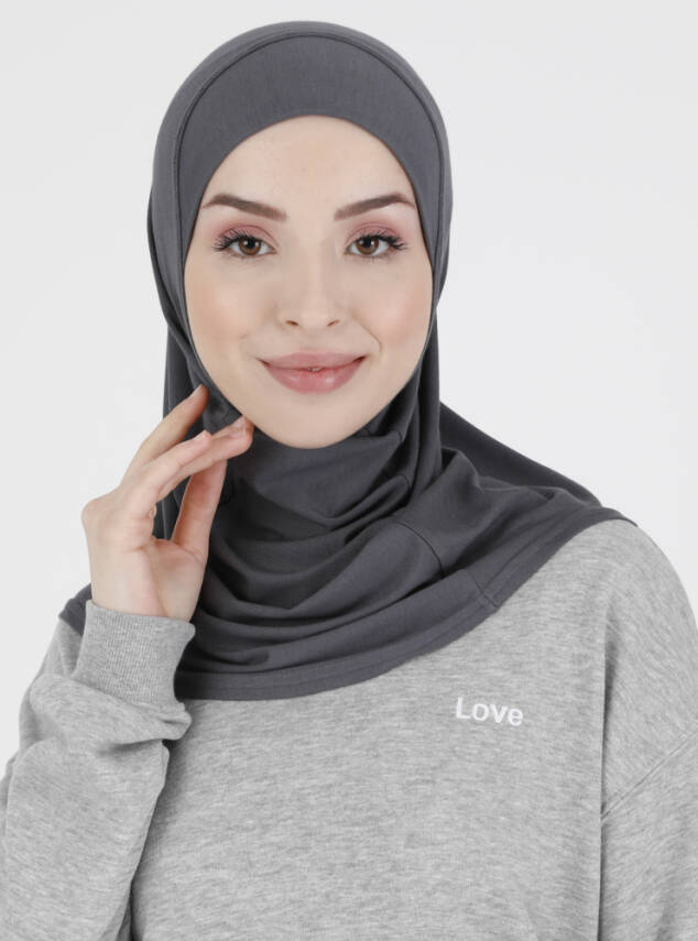 Premium Hanfendy Düz Spor Hijab - 58