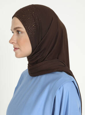 Viskon Taşlı Scarfs Hijab - Ecardin