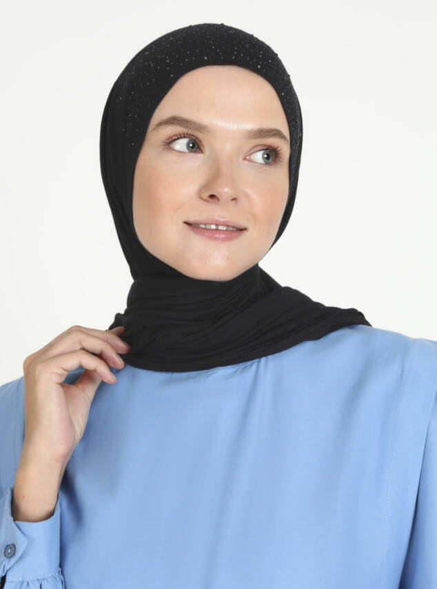 Viskon Taşlı Scarfs Hijab - 2