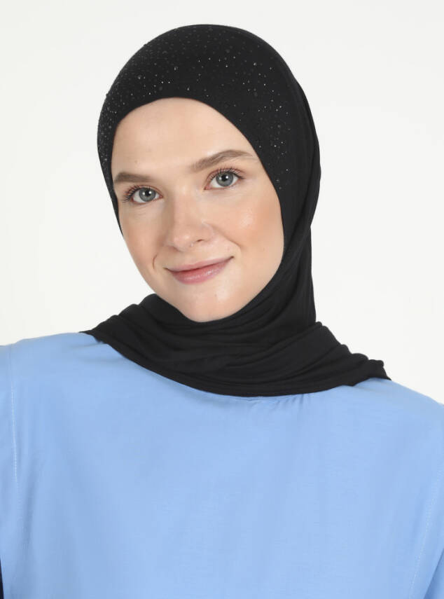 Viskon Taşlı Scarfs Hijab - 3