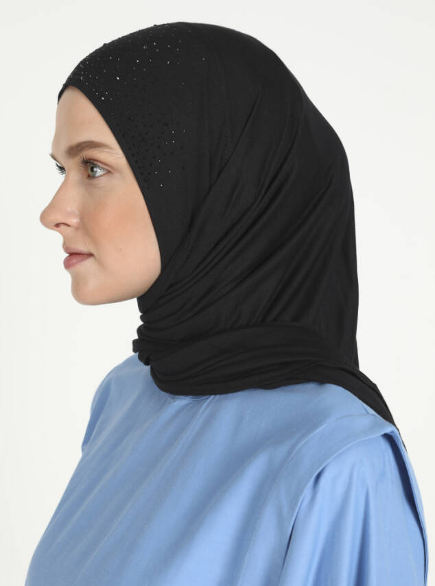 Viskon Taşlı Scarfs Hijab - 4