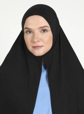 Viskon Taşlı Scarfs Hijab - 5