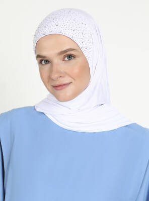 Viskon Taşlı Scarfs Hijab - 7