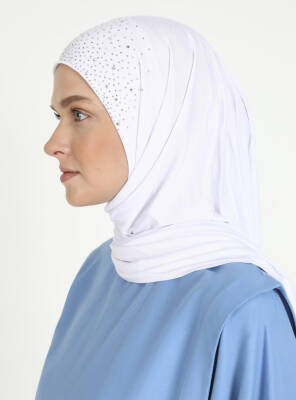 Viskon Taşlı Scarfs Hijab - 8