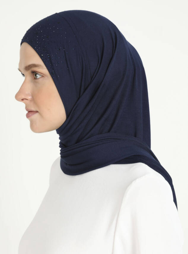 Viskon Taşlı Scarfs Hijab - 12